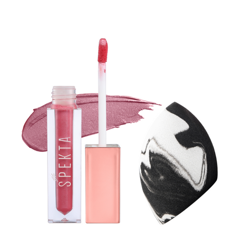 spekta blush and blend combo pack of 2 set beauty blender and liquid blush for women cheek tint lip vegan