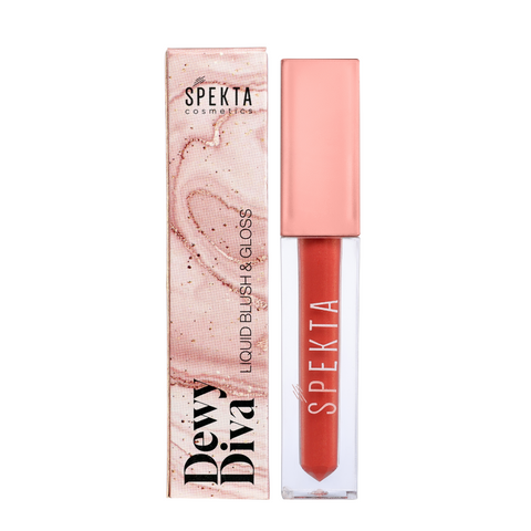 Spekta Dewy Diva Liquid Blush, Eye Shadow & Gloss- 305 Regal (Ruby Red, 4.2ml, with SPF 10)