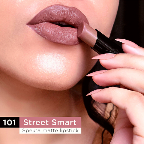 Spekta Brownie Points Matte Lipstick Combo Set of 3- 101 Street Smart, 107 Spicy Mami, 112 Toasty (11.1g)