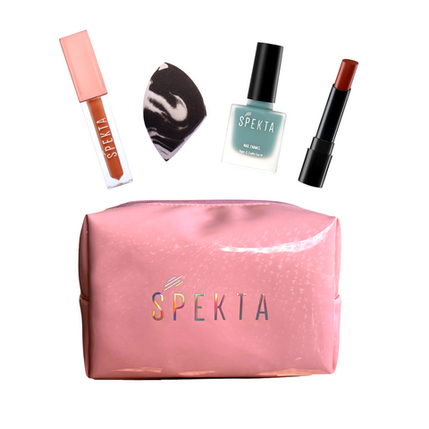 Spekta Makeup Bag- Pink Lights