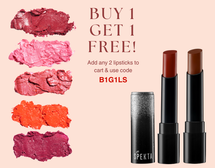 spekta cosmetics matte lipstick buy one get one free offer