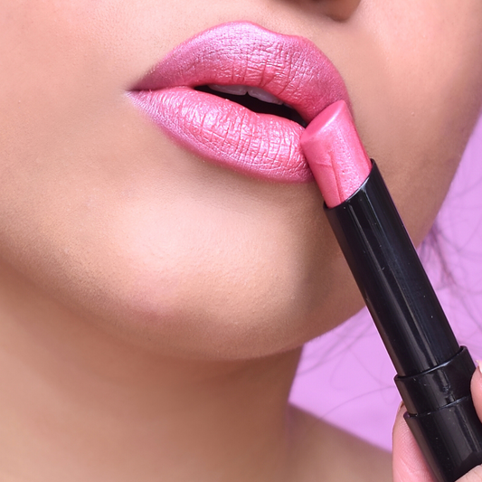 Spekta Shimmer Lipstick- 502 Brat (3.7g, Metallic Pink)
