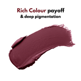 Spekta True Matte Lipstick- 113 Menace (Burgundy, 3.7g)