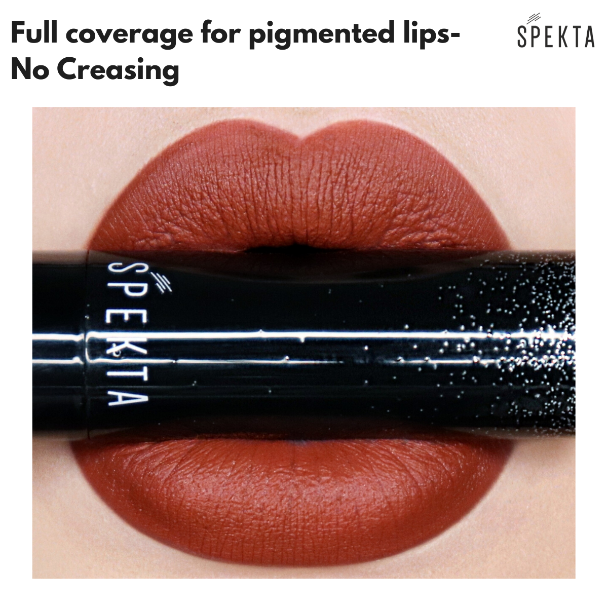 spekta hyper pigmented matte lipstick in orange shades
